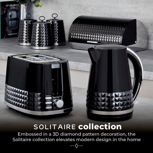 Tower Solitaire 1.5L 3KW Kettle Black