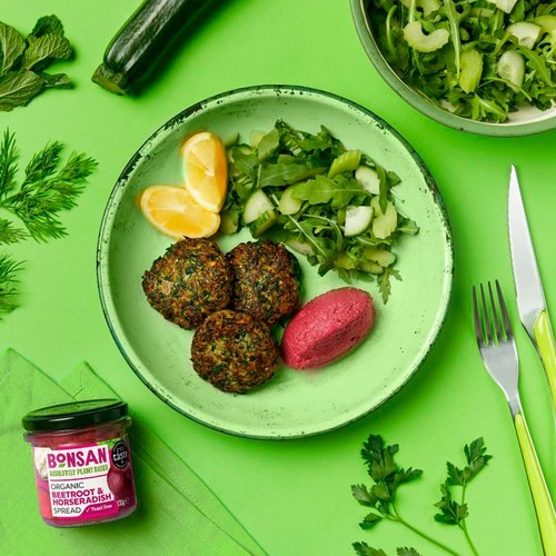 Bonsan Organic Vegan Beetroot Horseradish Pate