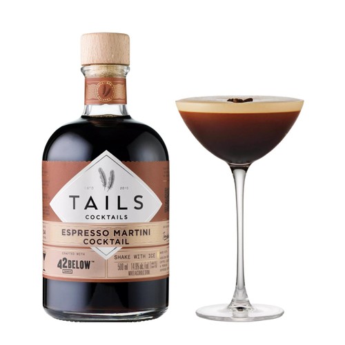 Tails Cocktails 42 Below Vodka Espresso Martini  Premixed Vodka Cocktail