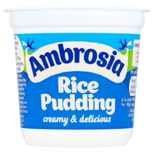Ambrosia Rice Pudding Dessert Snack Pot