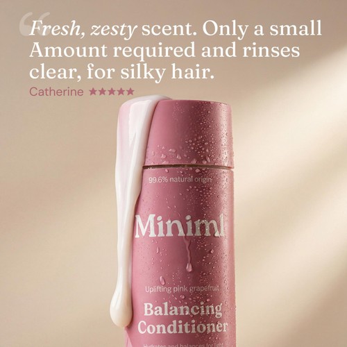 Miniml Balancing Hair Conditioner Pink Grapefruit & Aloe Vera Refill