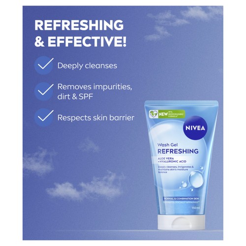 NIVEA Refreshing Face Wash Gel