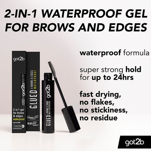 Got2b Glued for Brows & Edges Waterproof Hair Gel