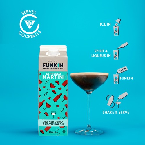 Funkin Espresso Martini Cocktail Mixer