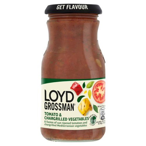 Loyd Grossman Tomato & Chargrilled Vegetable Pasta Sauce