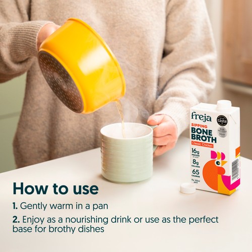 Freja Classic Chicken Sipping Bone Broth