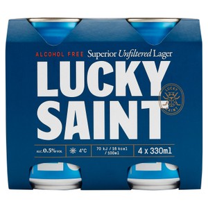 Lucky Saint Lager Alcohol Free 0.5%