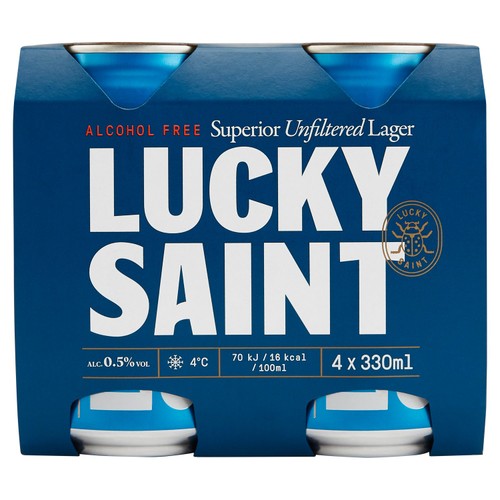 Lucky Saint Lager Alcohol Free 0.5%