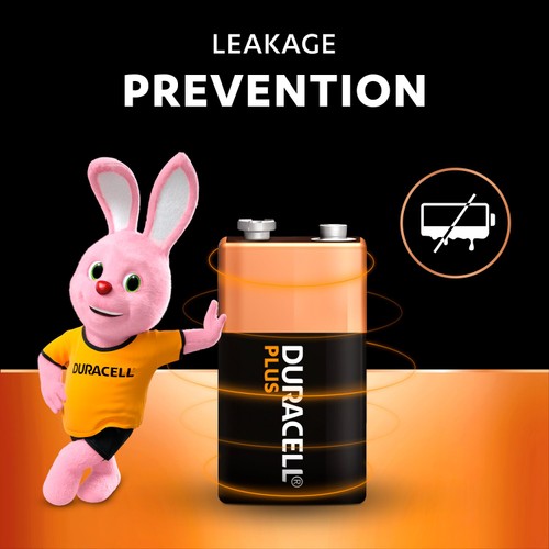 Duracell Plus 100% 9V Alkaline Batteries