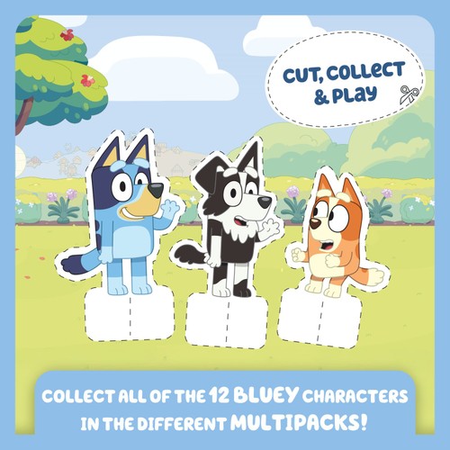 Goodies BLUEY Kids Banana,Strawberry&Apple Smoothie Fruit Pouch Multipack