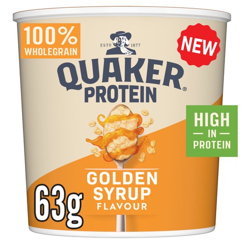 Quaker Oats High Protein Golden Syrup Porridge Pot