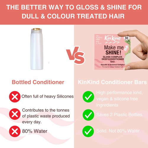 KinKind Make Me SHINE! Solid Conditioner Bar