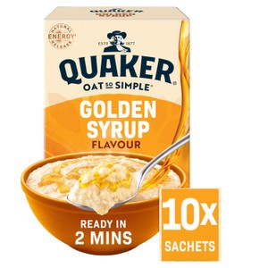 Quaker Oat So Simple Golden Syrup Porridge Sachets 10x36g