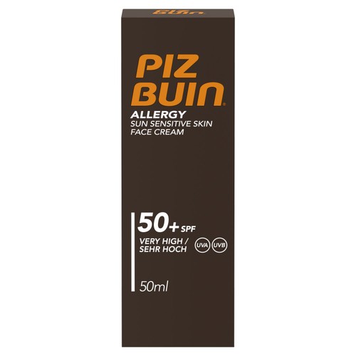 Piz Buin Allergy Sun Sensitive Skin Face Cream SPF50+