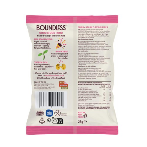 Boundless Smoky Bacon Chips Multi-Pack