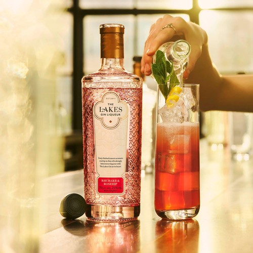 The Lakes Distillery Rhubarb and Rosehip Gin Liqueur