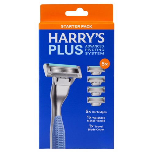 Harry's Plus Razor and 5 Blades Tide Set