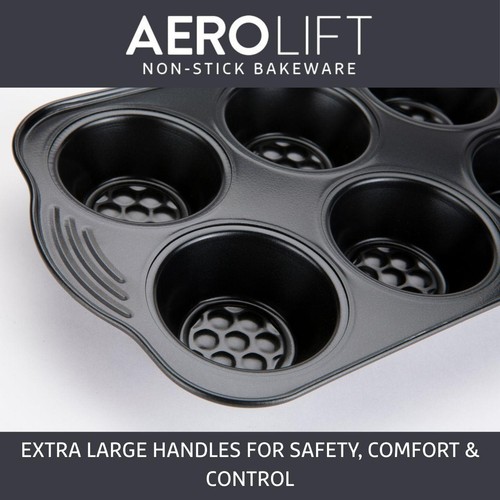 Prestige Aerolift Carbon Steel Muffin Tin 6 Cup