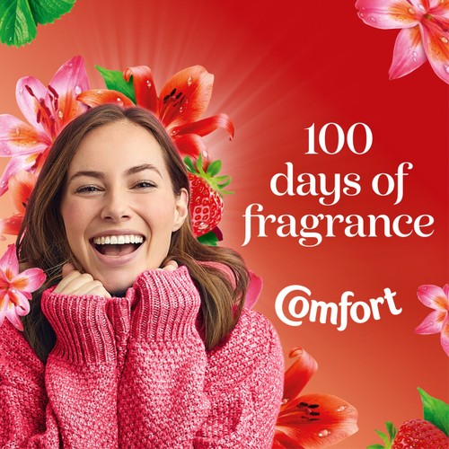 Comfort Perfume Creations Strawberry & Lily Fabric Conditioner 48 Washes