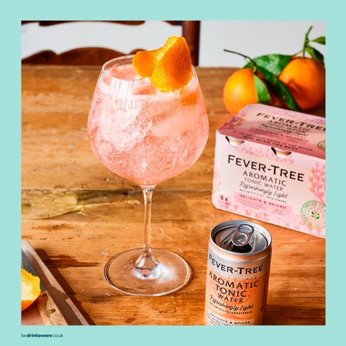 Fever-Tree Light Aromatic Tonic Water Cans