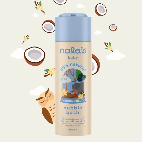 Nala's Baby Bubble Bath Vanilla Cloud