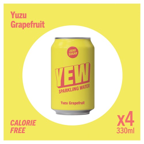 YEW Yuzu Grapefruit Sparkling Water