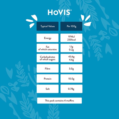 Hovis Soft White Muffins