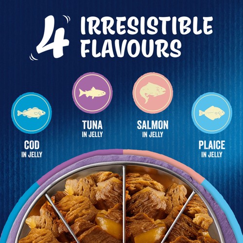 Felix As Good As it Looks Ocean Feasts in Jelly Wet Cat Food