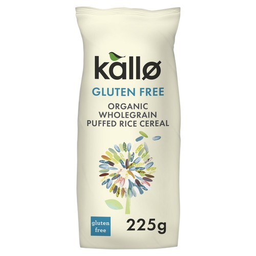 Kallo Organic Wholegrain  Gluten Free Cereal Rice Puffs