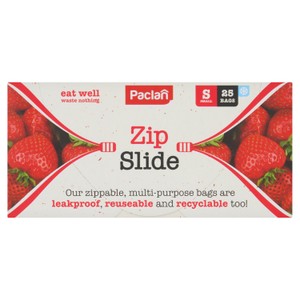 Paclan Small Zip Seal Food & Freezer Bags