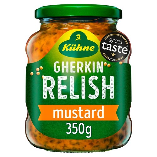 Kuhne Gherkin Mustard Relish, 350g Kuhne Gherkin Mustard Relish, 350g