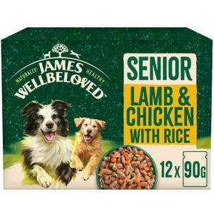 James Wellbeloved Senior Wet Dog Food Lamb & Chicken in Gravy