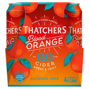 Thatchers Blood Orange Cider Cans 4x440ml