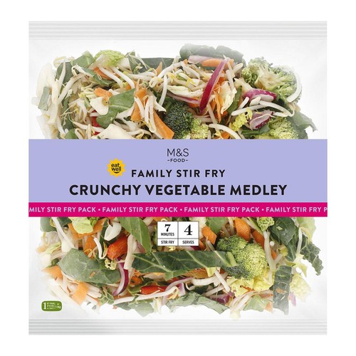 M&S Family Crunchy Veg Medley