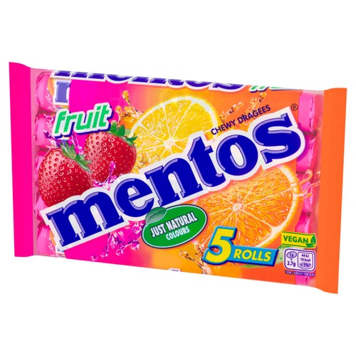 Mentos Chewy Fruit Sweets Multipack 