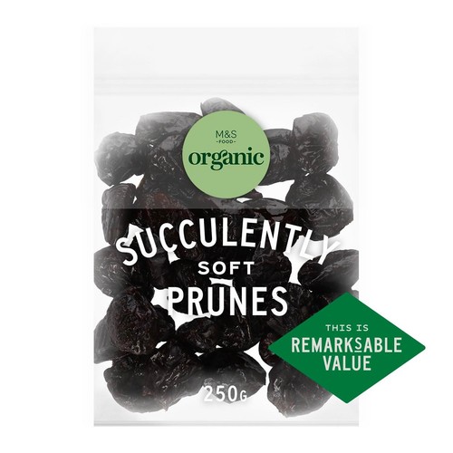 M&S Organic Soft Prunes