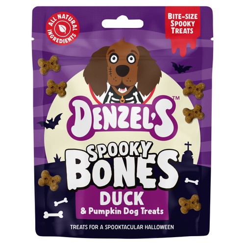 Denzel's Spooky Bones - Duck & Pumpkin Dog Treats