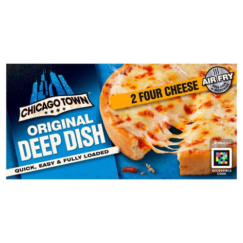 Chicago Town 2 Deep Dish 2 Four Cheese Mini Pizzas