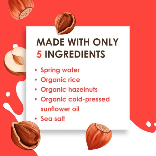 Rude Health Organic Hazelnut Drink Longlife