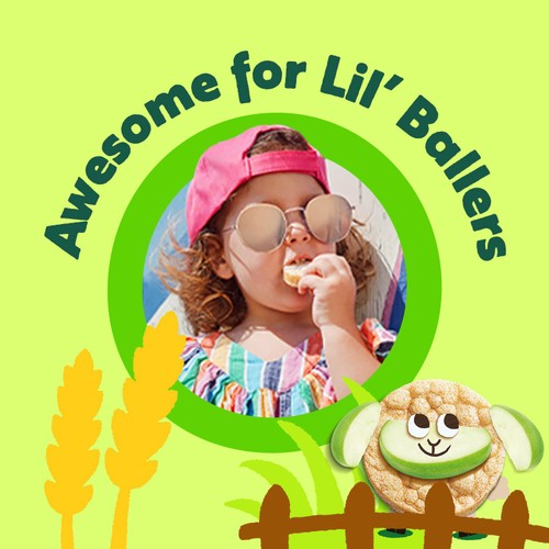 Organix Apple Rice Cake Clouds Baby Snack 12+ Months