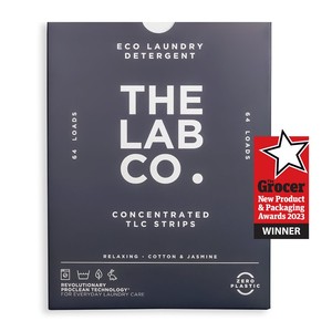 The Lab Co. Laundry Detergent Sheets Non Bio Relaxing Scent 64 Loads