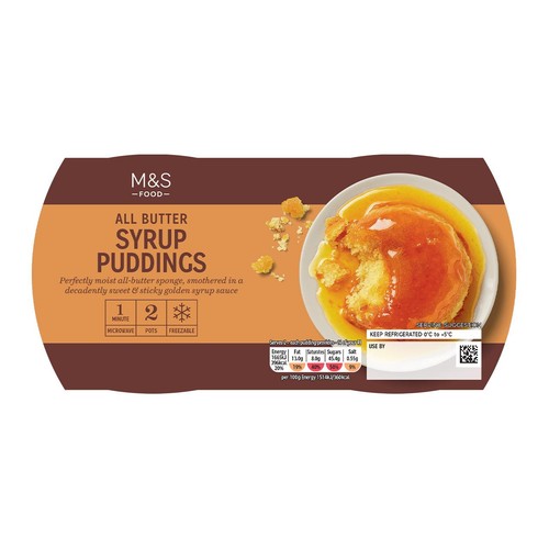 M&S Syrup Sponge Puddings