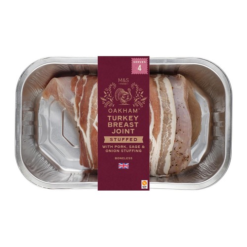 M&S Select Farms British Oakham Stuffed Turkey Joint Breast