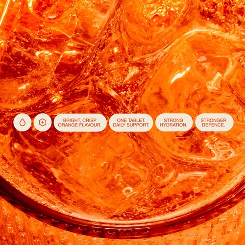 Phizz Daily Immune+ Orange Hydration, Electrolytes & Vitamins Tablets