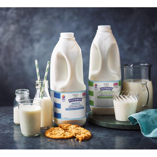 M&S Filtered Semi Skimmed British Milk