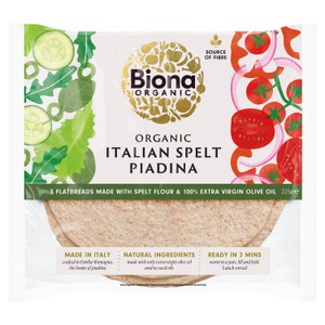 Biona Organic Italian Spelt Piadina Flatbreads