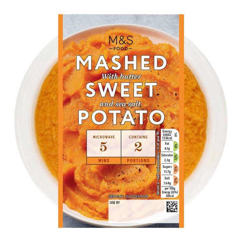 M&S Mashed Sweet Potato
