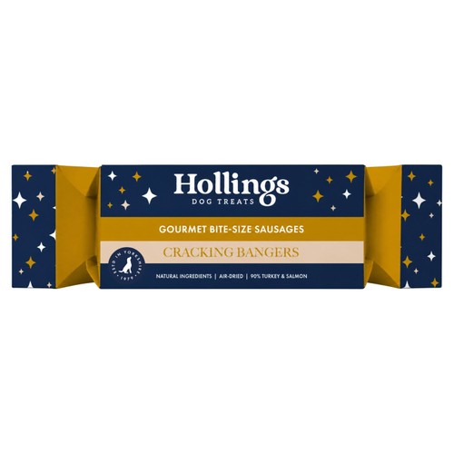 Hollings Christmas Cracker Turkey & Salmon Sausages Dog Treats
