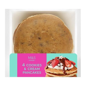 M&S 4 Cookies & Cream Pancakes