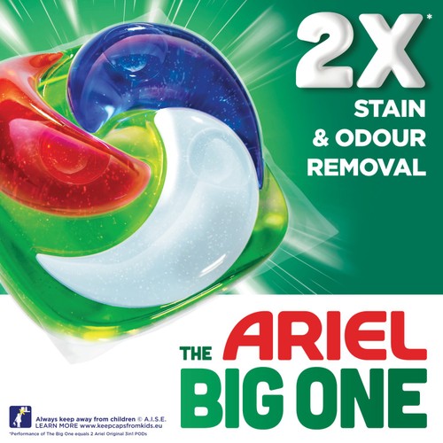 Ariel The Big One Original Washing Liquid Pods 29 Washes